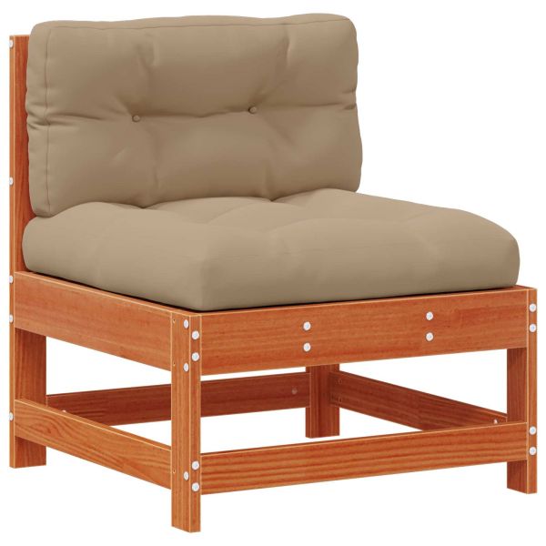 Комплект за почивка в градина 7 pcs Восъчен Кафяв