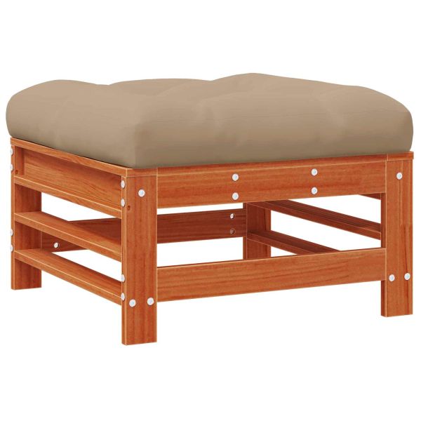 Комплект за почивка в градина 5 pcs Восъчен Кафяв