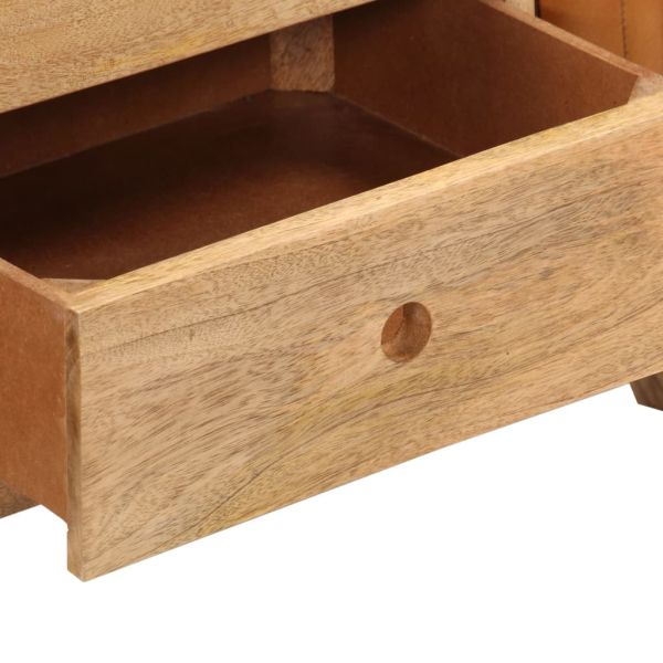 Пейка гимнастическа кафява 107 см естествена козя кожа и манго