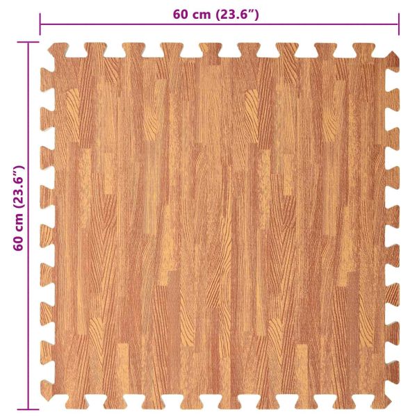 Пъзел за Упражнения 12 pcs Кафяво 4,32 ㎡ EVA Пяна