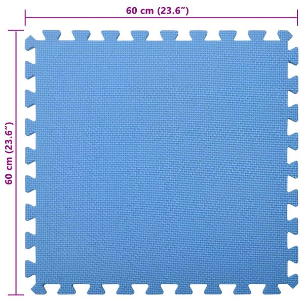 Пъзел за Упражнения 12 pcs Синьо 4,32 ㎡ EVA Пяна