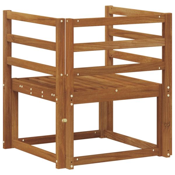 Външен диван Солидно акациево дърво Естествен