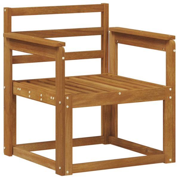 Комплект дивани за открито Солидно акациево дърво Естествен