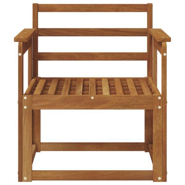 Комплект дивани за открито Солидно акациево дърво Естествен