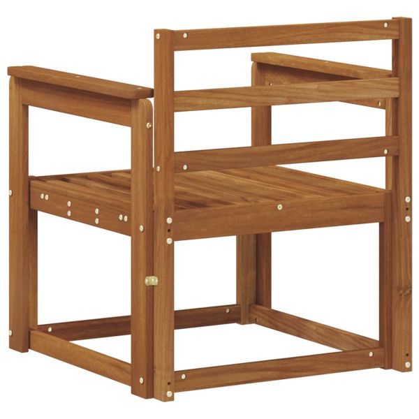 Комплект дивани за открито Солидно акациево дърво Естествен