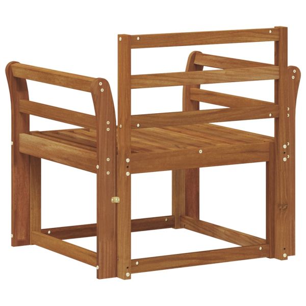 Външен диван Солидно акациево дърво Естествен