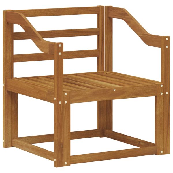 Комплект дивани за открито Солидно акациево дърво Естествен