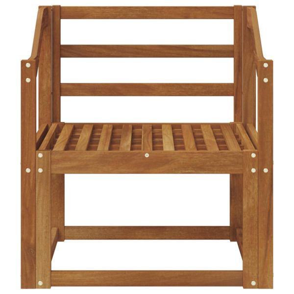 Комплект дивани за открито Солидно акациево дърво Естествен