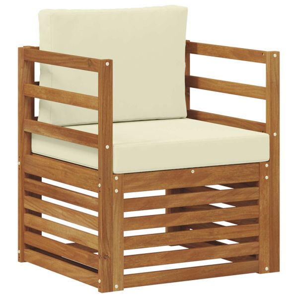 Комплект дивани за открито Естествен 67 x 63 x 73 см