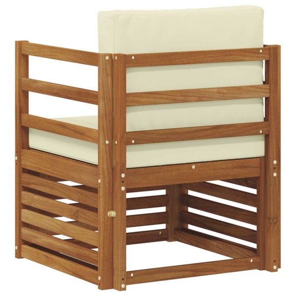 Комплект дивани за открито Естествен 67 x 63 x 73 см