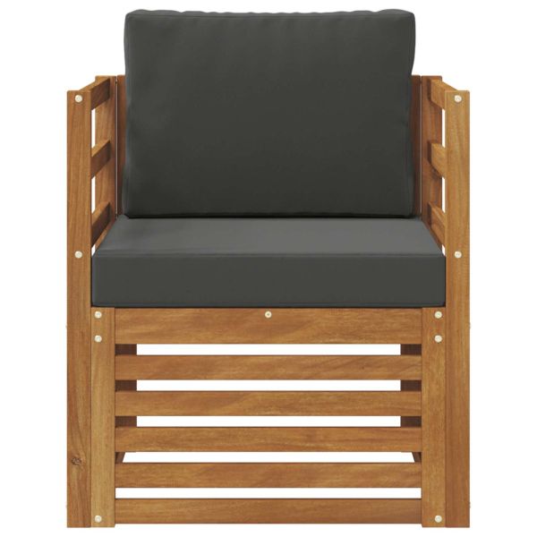 Комплект дивани за открито Естествен 67 x 63 x 73 см