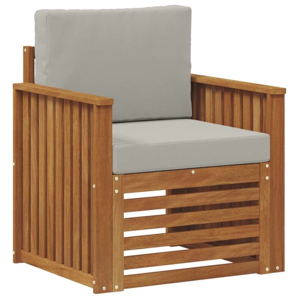 Комплект дивани за открито Естествен 71 x 63 x 73 см