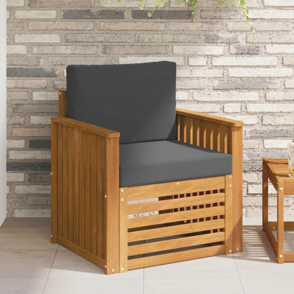 Комплект дивани за открито Естествен 71 x 63 x 73 см