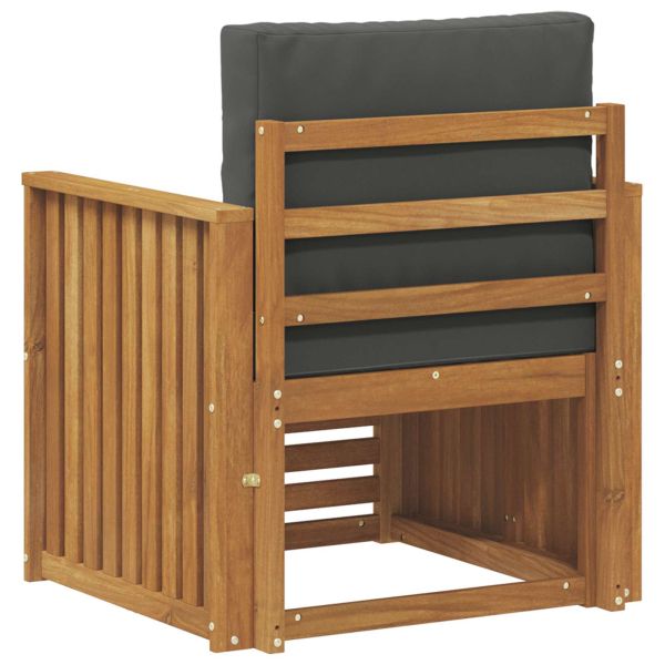 Комплект дивани за открито Естествен 71 x 63 x 73 см