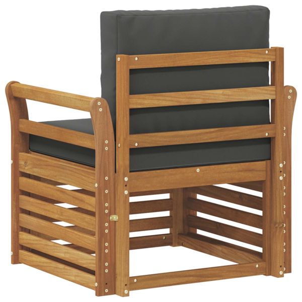 Комплект дивани за открито Естествен 75,5 x 63 x 73 см