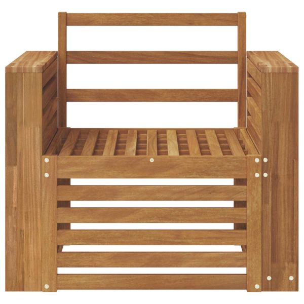 Комплект дивани за открито Естествен 79 x 63 x 73 см