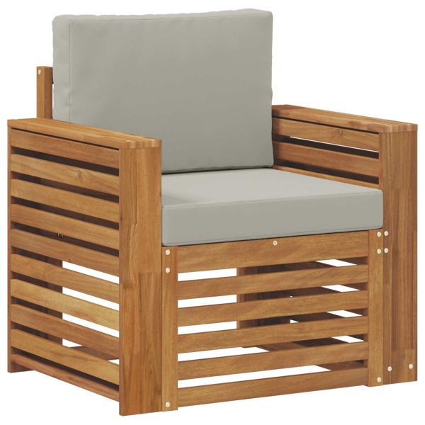 Комплект дивани за открито Естествен 79 x 63 x 73 см