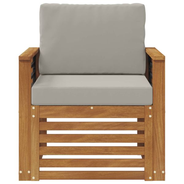 Комплект дивани за открито Естествен 71 x 63 x 73 см