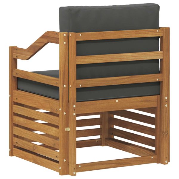 Комплект дивани за открито Естествен 67 x 63 x 73 см