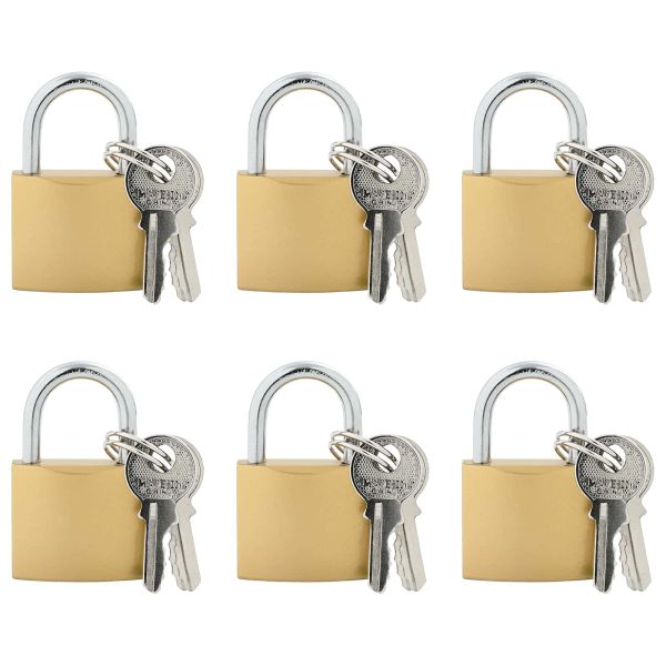 U Lock с ключове 6 pcs Месинг Желязо