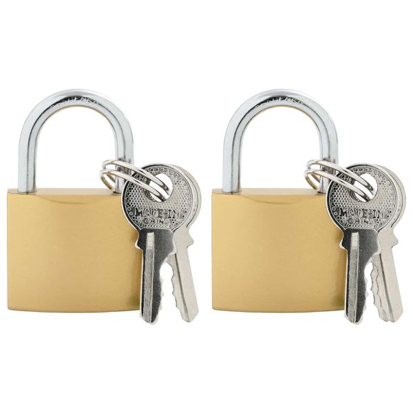 U Lock с ключове 2 pcs Месинг Желязо