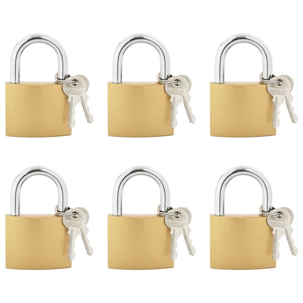 U Lock с ключове 6 pcs Месинг Желязо