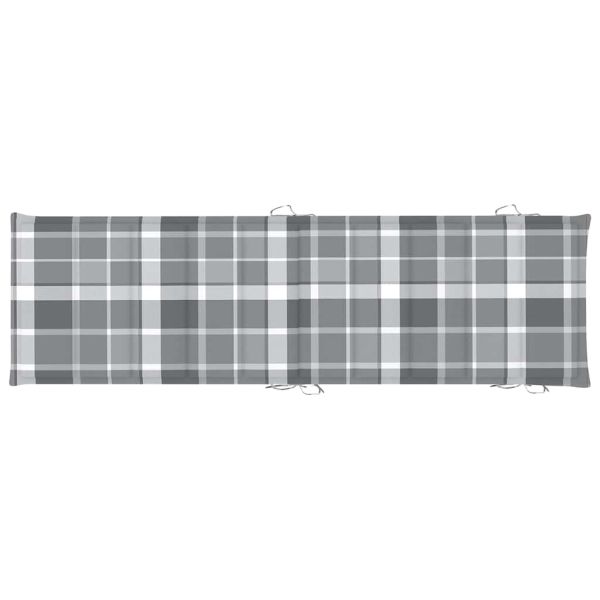 Шезлонги, 2 бр, с възглавници, акациево дърво масив