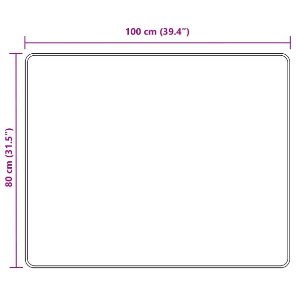 Каса за килим MARSA Сив 100 x 80 cm Полиестер и PVC