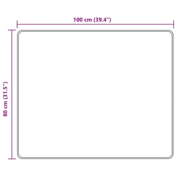 Каса за килим MARSA Многоцветен 100 x 80 cm Полиестер и PVC