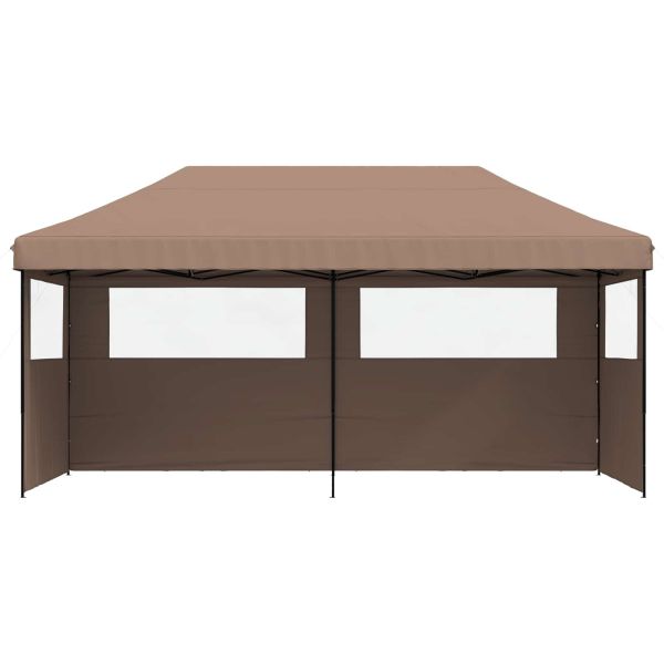 Парти шатър Кафяво 292 x 580 x 315 см Оксфордска тъкан