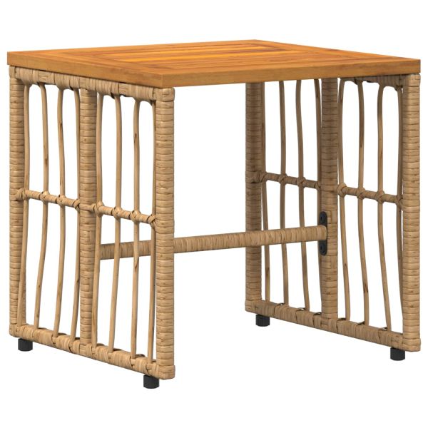 Комплект за външни мебели 3 pcs Естествено и кремаво бяло