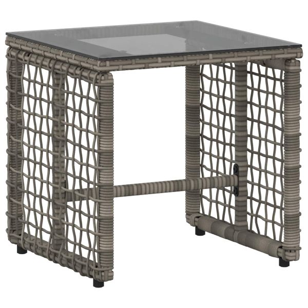 Комплект за външни мебели с възглавница 3 pcs Сив