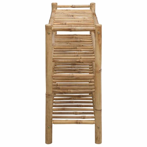 Шкаф за обувки с рафт Естествен 68 x 28 x 63 см Бамбук