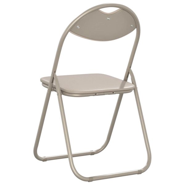 Сгъваем стол 2 pcs Пясък 48 x 43,5 x 81 см Изкуствена