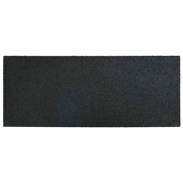 Стъпаловиден камък 6 pcs Черен 60,5 x 25 x 2 см Каучук