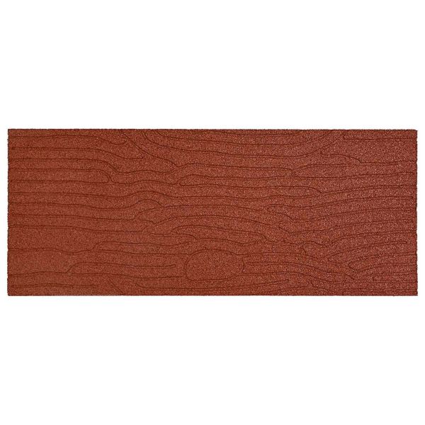 Стъпаловиден камък 6 pcs Червено 60,5 x 25 x 2 см Каучук