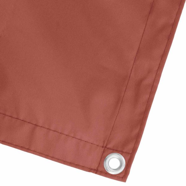 Балконен екран Теракота 75 x 200 cm PU покрит оксфорд алу