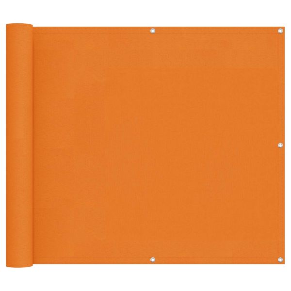 Балконен екран Оранжево 100 x 800 cm Оксфордска тъкан