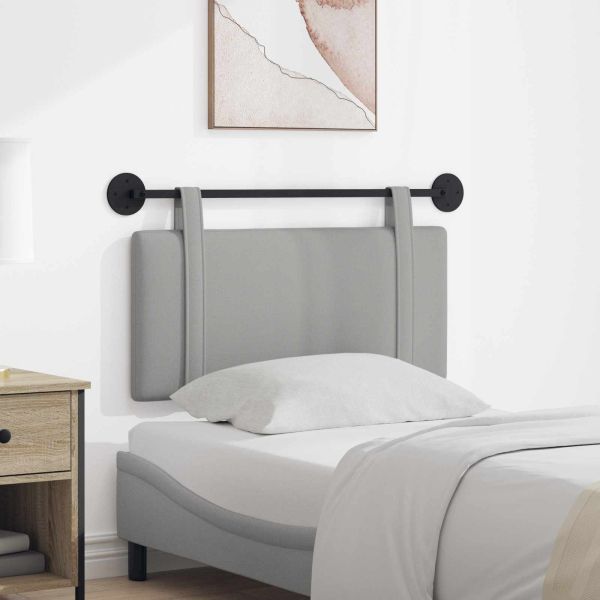 Висяща табла Едноцветен Облачно сиво 90 x 55 x 5 см текстил