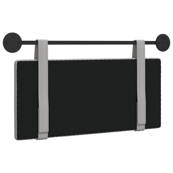 Висяща табла Едноцветен Облачно сиво 90 x 55 x 5 см текстил