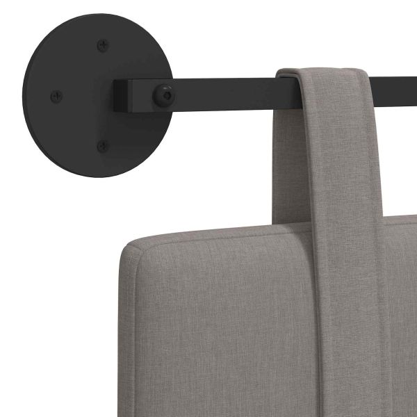 Висяща табла Монтиране на стена Таупе 90 x 55 x 5 см текстил