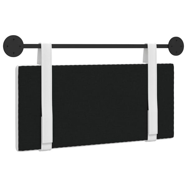 Висяща табла Монтиране на стена Бял 90 x 55 x 5 см текстил