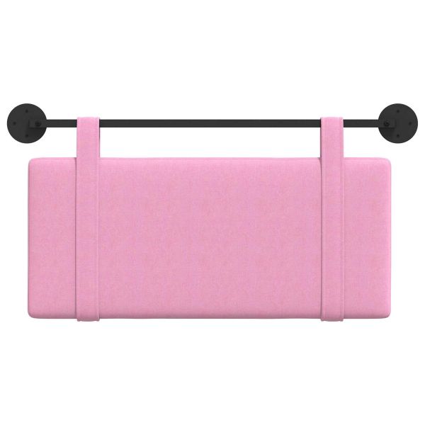 Висяща табла Монтиране на стена Розово 90 x 55 x 5 см текстил