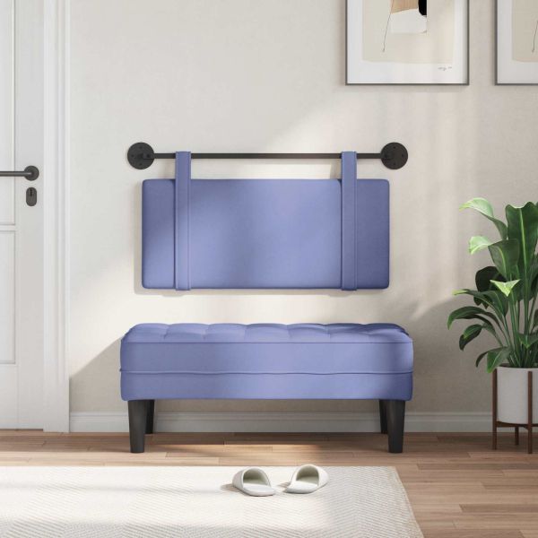 Висяща табла Едноцветен Дънково син 90 x 55 x 5 см текстил