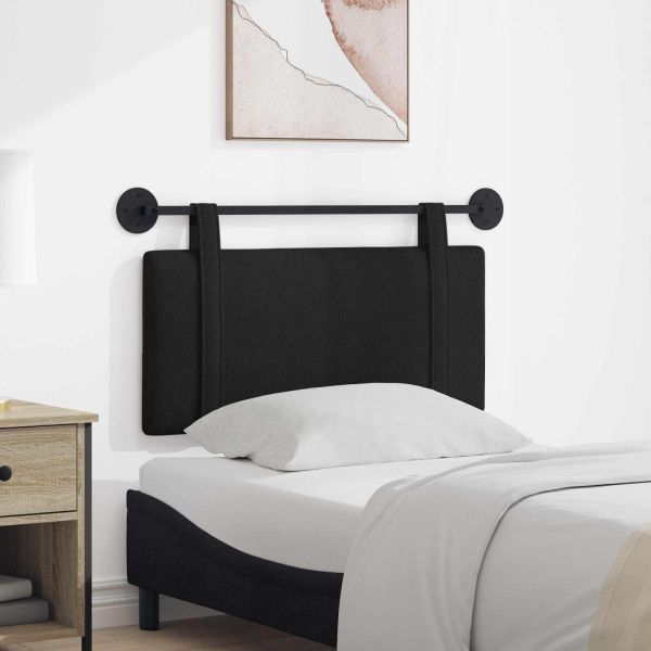 Висяща табла Монтиране на стена Черен 100 x 55 x 5 см текстил