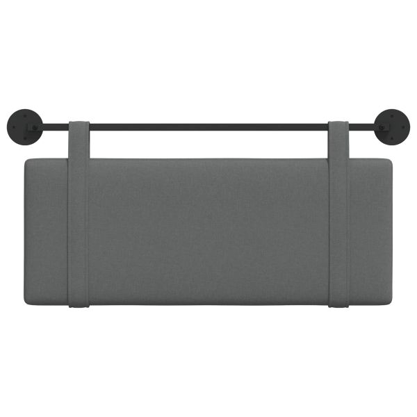 Висяща табла Едноцветен Тъмен сив 110 x 55 x 5 см текстил