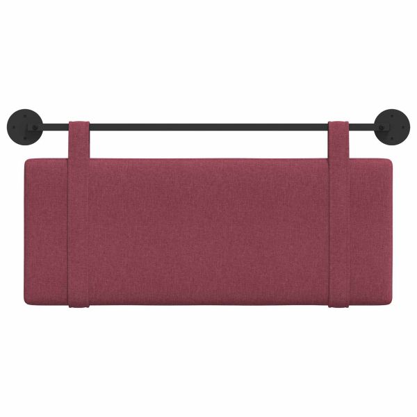 Висяща табла Едноцветен Виненочервен 110 x 55 x 5 см текстил