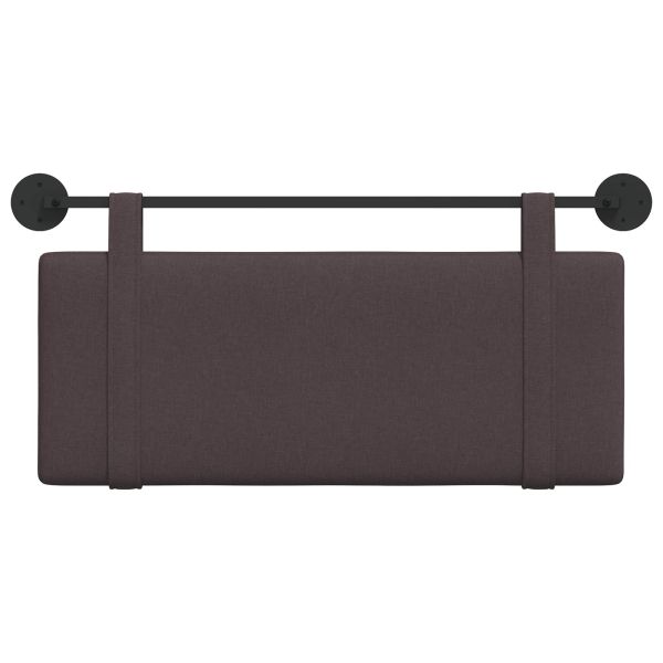 Висяща табла Едноцветен Тъмен кафяв 110 x 55 x 5 см текстил