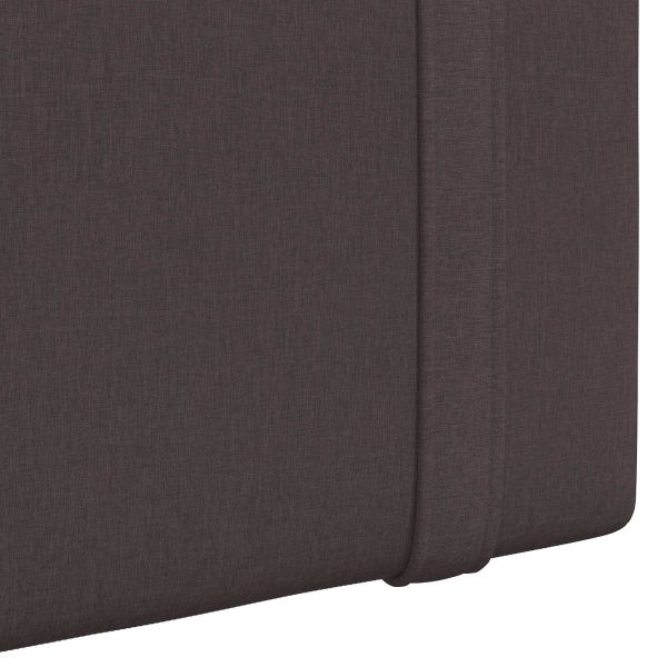 Висяща табла Едноцветен Тъмен кафяв 110 x 55 x 5 см текстил