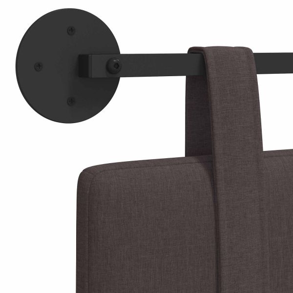 Висяща табла Едноцветен Тъмен кафяв 110 x 55 x 5 см текстил